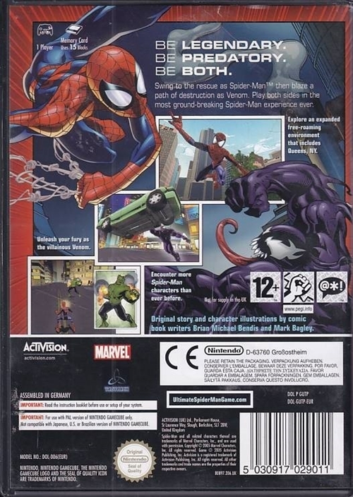 Ultimate Spider-Man - GameCube spil (B Grade) (Genbrug)